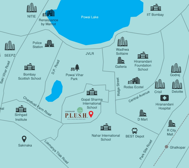 pashmina lake riviera amenities location plan