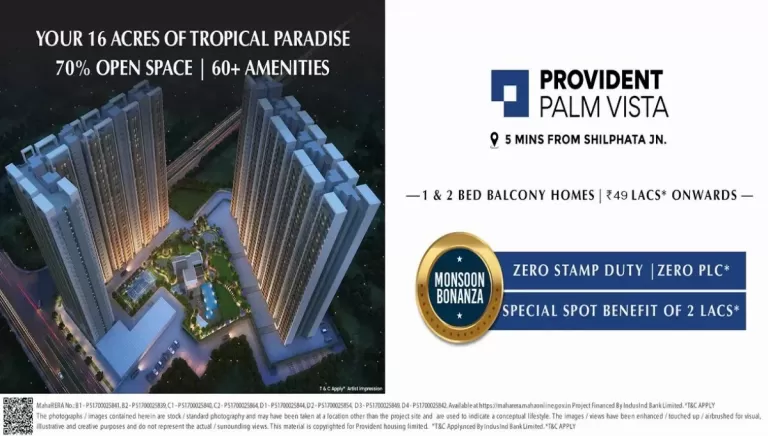 Provident Palm Vista Kalyan | 1 & 2 BHK Apartments in 16-Acre Township | 2025