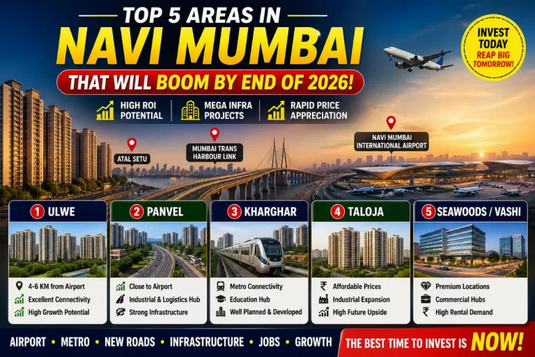Top 5 Areas in Navi Mumbai That will Boom by 2026 | Guide