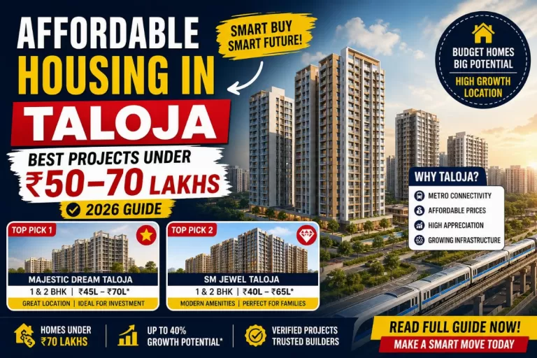 Affordable Housing in Taloja: Best Projects Under 50-70 Lakh