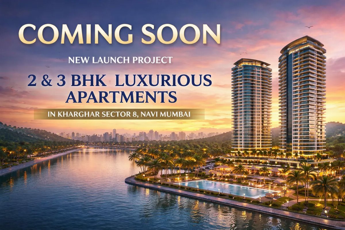 The Domus Waterfront Kharghar Sector 8 New Launch Soon