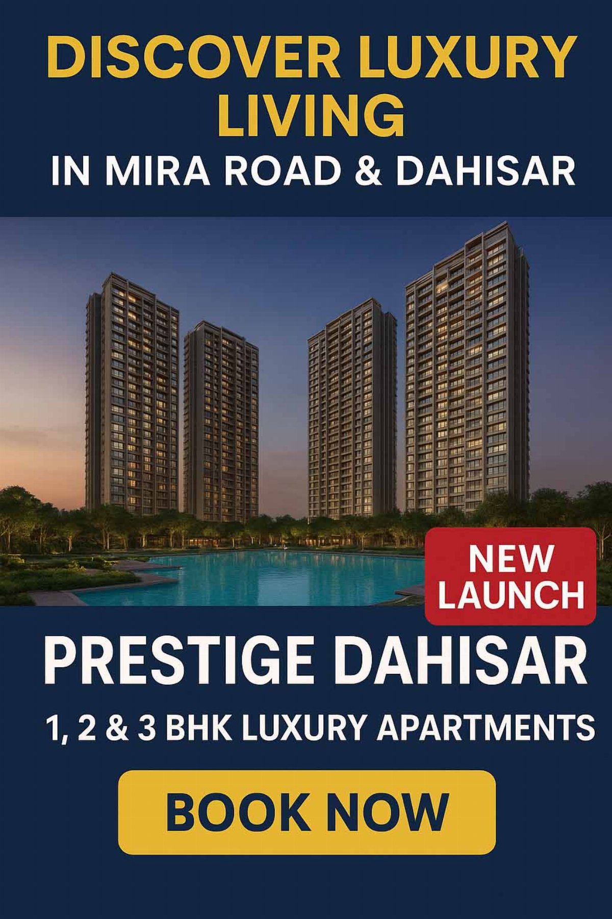 Prestige Dahisar New Launch 2025 | Luxury Apartments in Mira Road & Dahisar