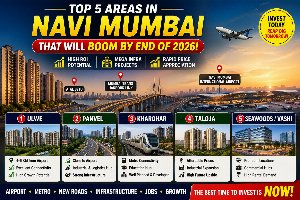 Top 5 Areas in Navi Mumbai That will Boom by 2026 | Guide