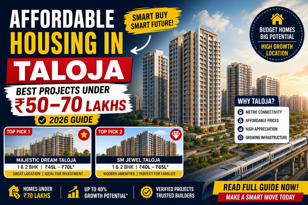 Affordable Housing in Taloja: Best Projects Under 50-70 Lakh