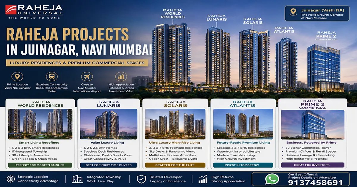 Raheja Projects Juinagar Navi Mumbai | Prices & Details